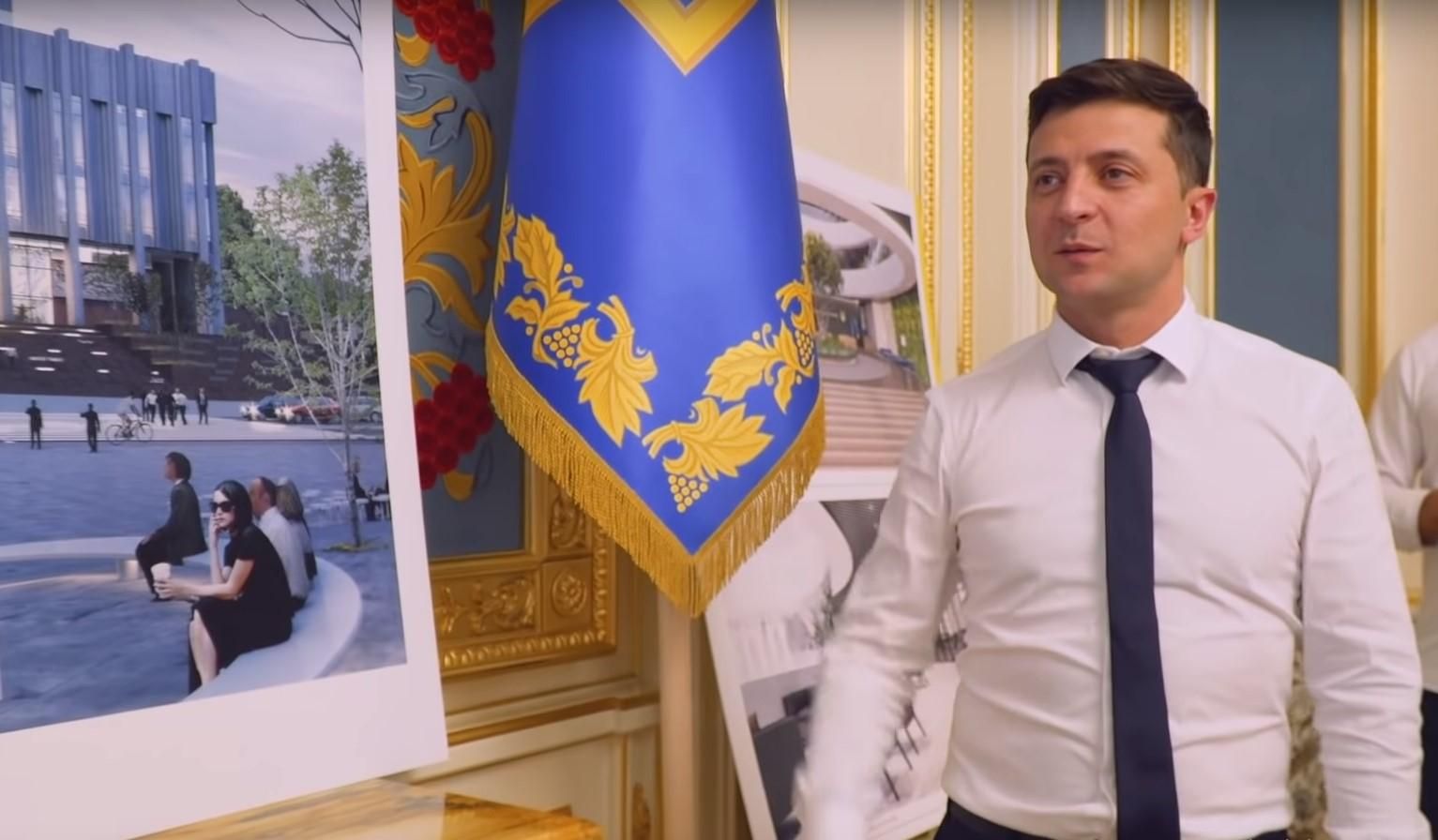 Переїзд АП в Український дім - фото нового офісу Зеленського Переїзд АП в Український дім - фото нового офісу Зеленського