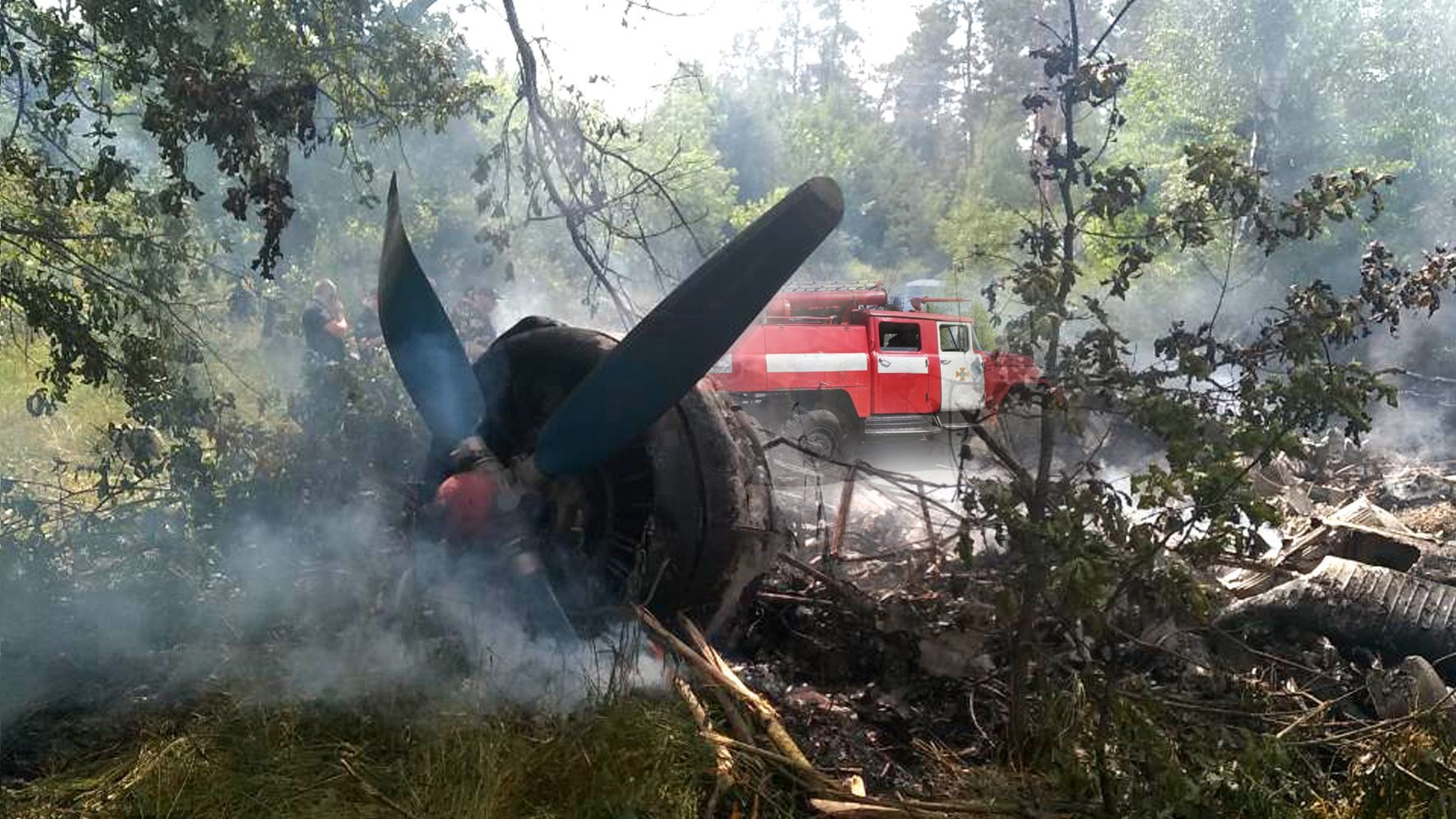 На Полтавщині розбився літак АН-2: фото