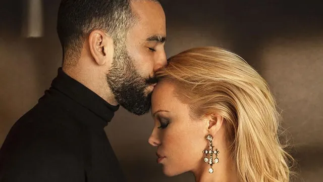 Памела Андерсон з Аділем Рамі Памела Андерсон з Аділем Рамі