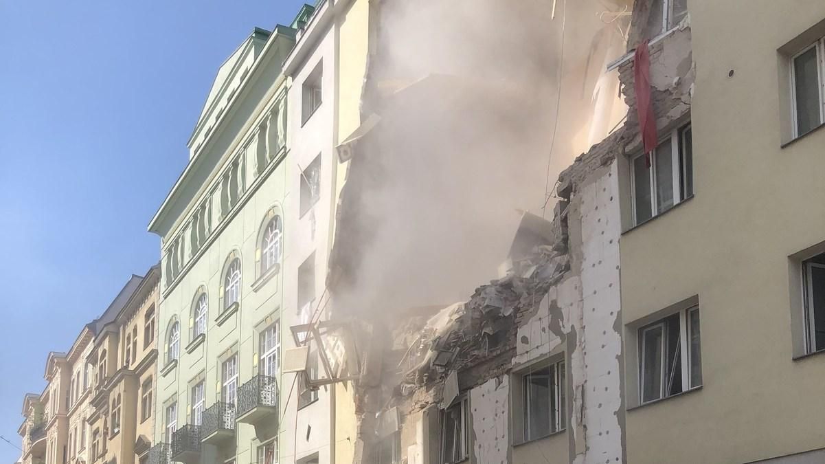 Внаслідок потужного вибуху у Відні на перехожих обвалився п'ятиповерховий будинок: перші фото 