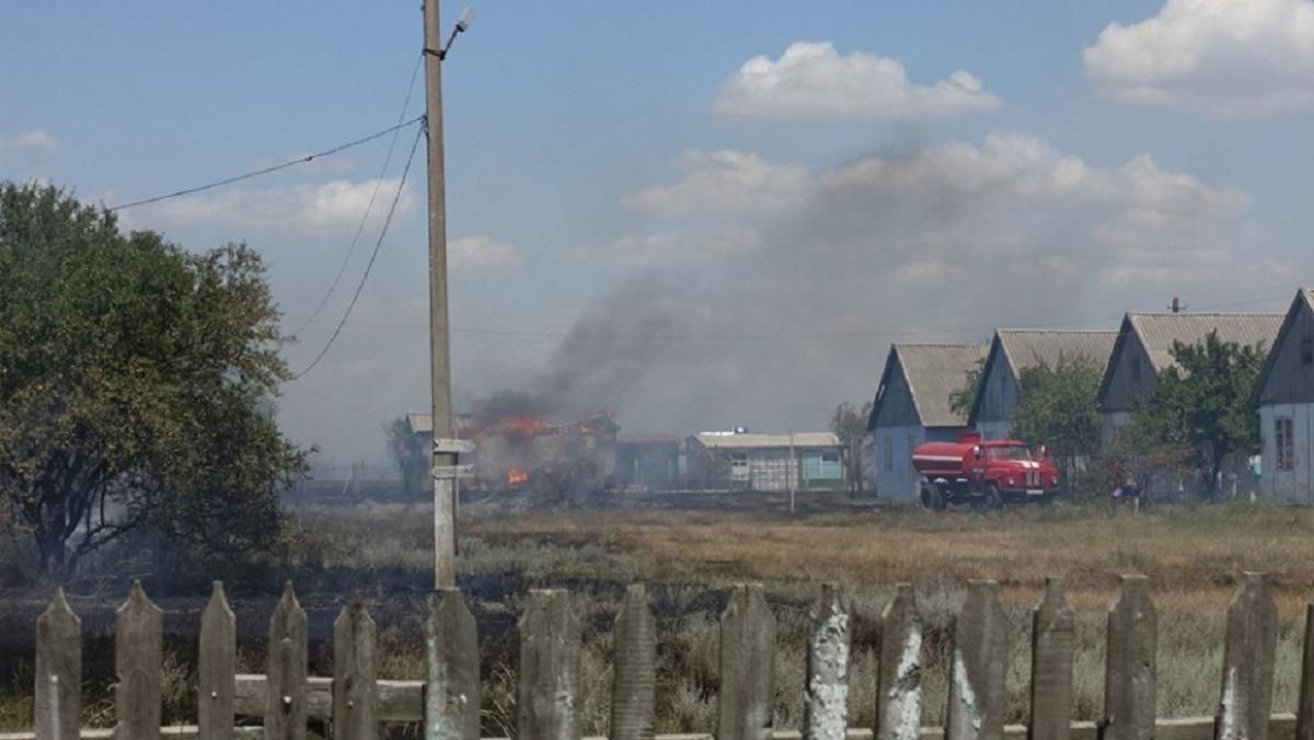 Пожар в рекреационной зоне в Одесской области уничтожила базу отдыха: фото