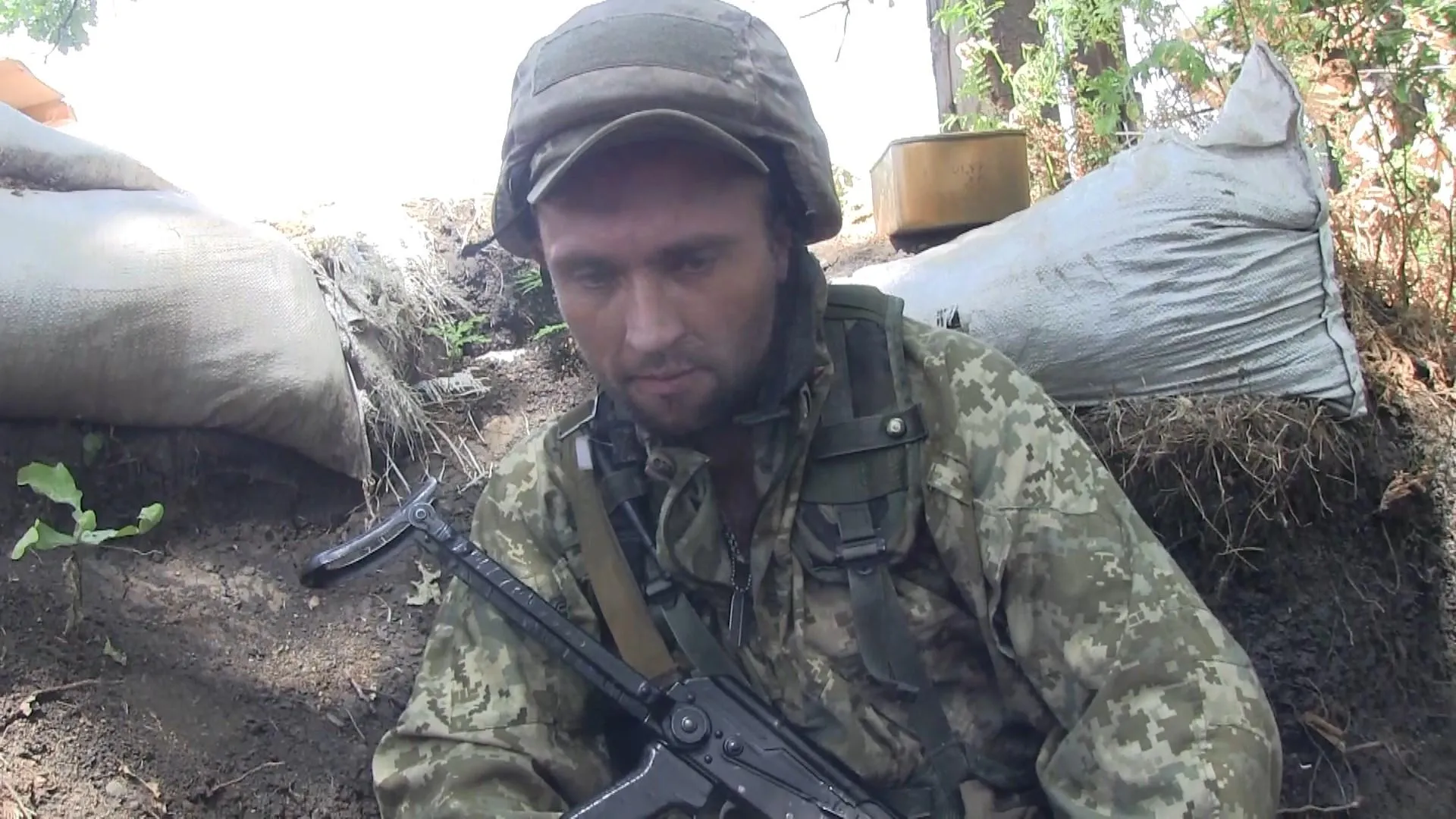 Український захисник Олександр отримав контузію, але відмовився від госпіталізації