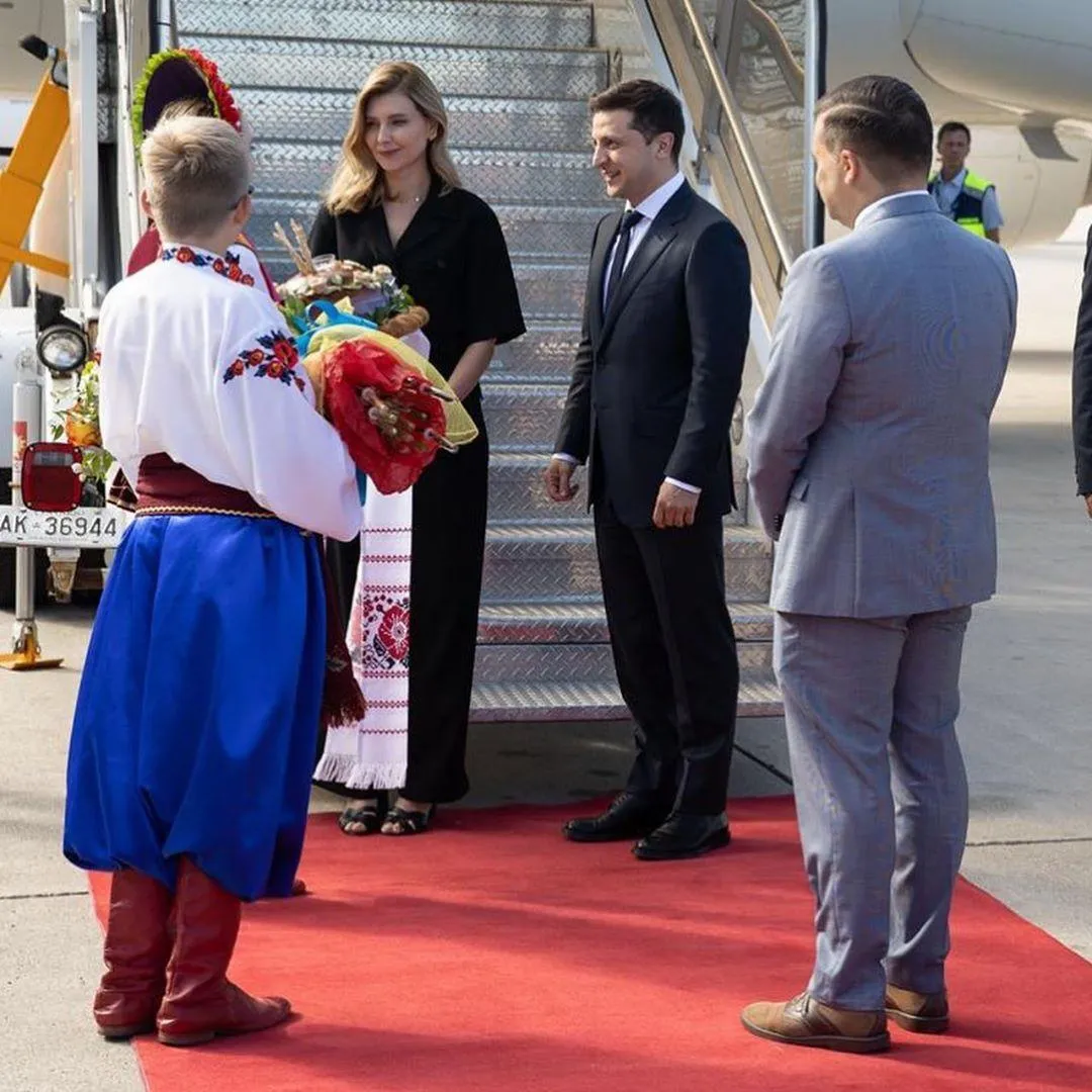 Володимир і Олена Зеленські в Канаді Володимир і Олена Зеленські в Канаді