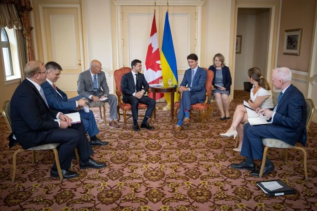 Зеленський Трюдо зустріч Канада Зеленський Трюдо зустріч Канада