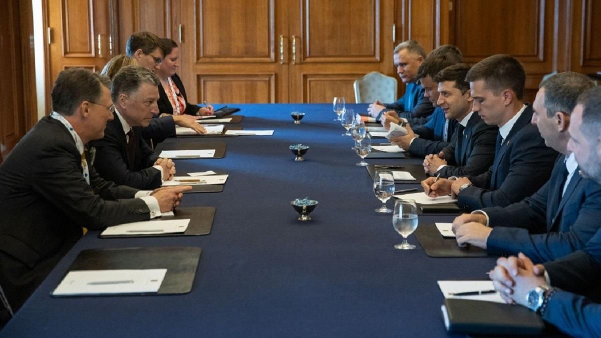 Зустріч Зеленського і Волкера: РФ не демонструє доброї волі, аби врегулювати конфлікт на Донбасі Зустріч Зеленського і Волкера: РФ не демонструє доброї волі, аби врегулювати конфлікт на Донбасі