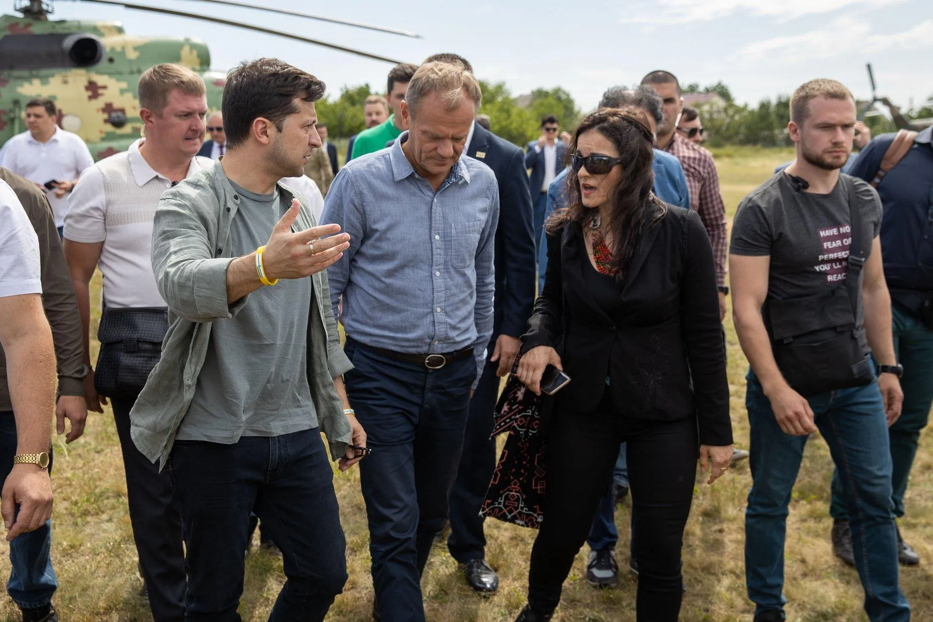 Зеленський та Туск на Луганщині Зеленський та Туск на Луганщині