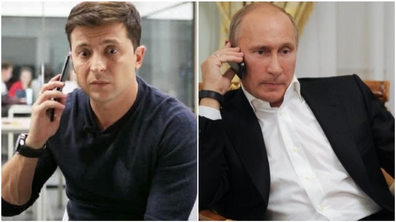 Зеленский провел первый телефонный разговор с Путиным