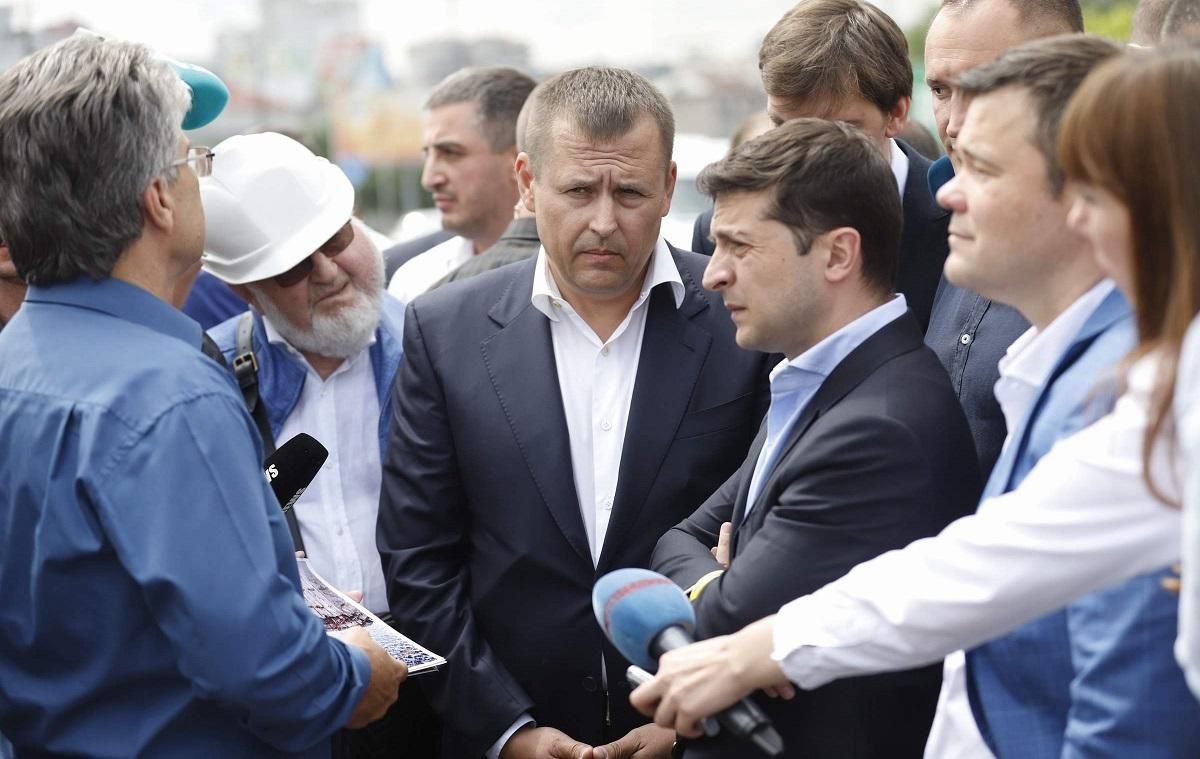 Володимир Зеленський та Борис Філатов уклали парі Володимир Зеленський та Борис Філатов уклали парі