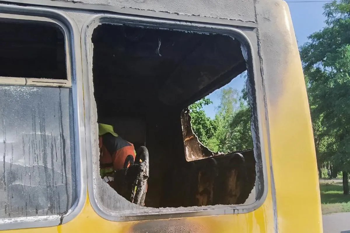 маршрутка київ горить маршрутка київ горить