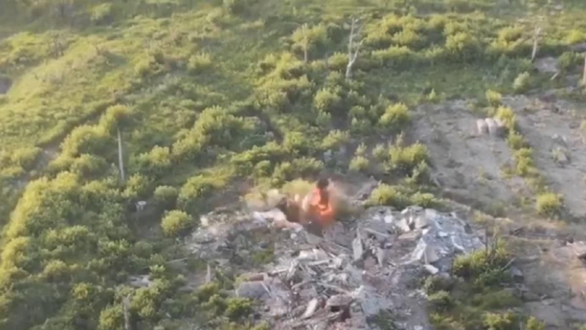 Украинские военные уничтожили позиции боевиков под Авдеевка: эффектное видео Украинские военные уничтожили позиции боевиков под Авдеевка: эффектное видео