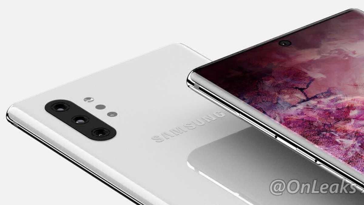 З'явилися характеристики смартфона Samsung Galaxy Note 10