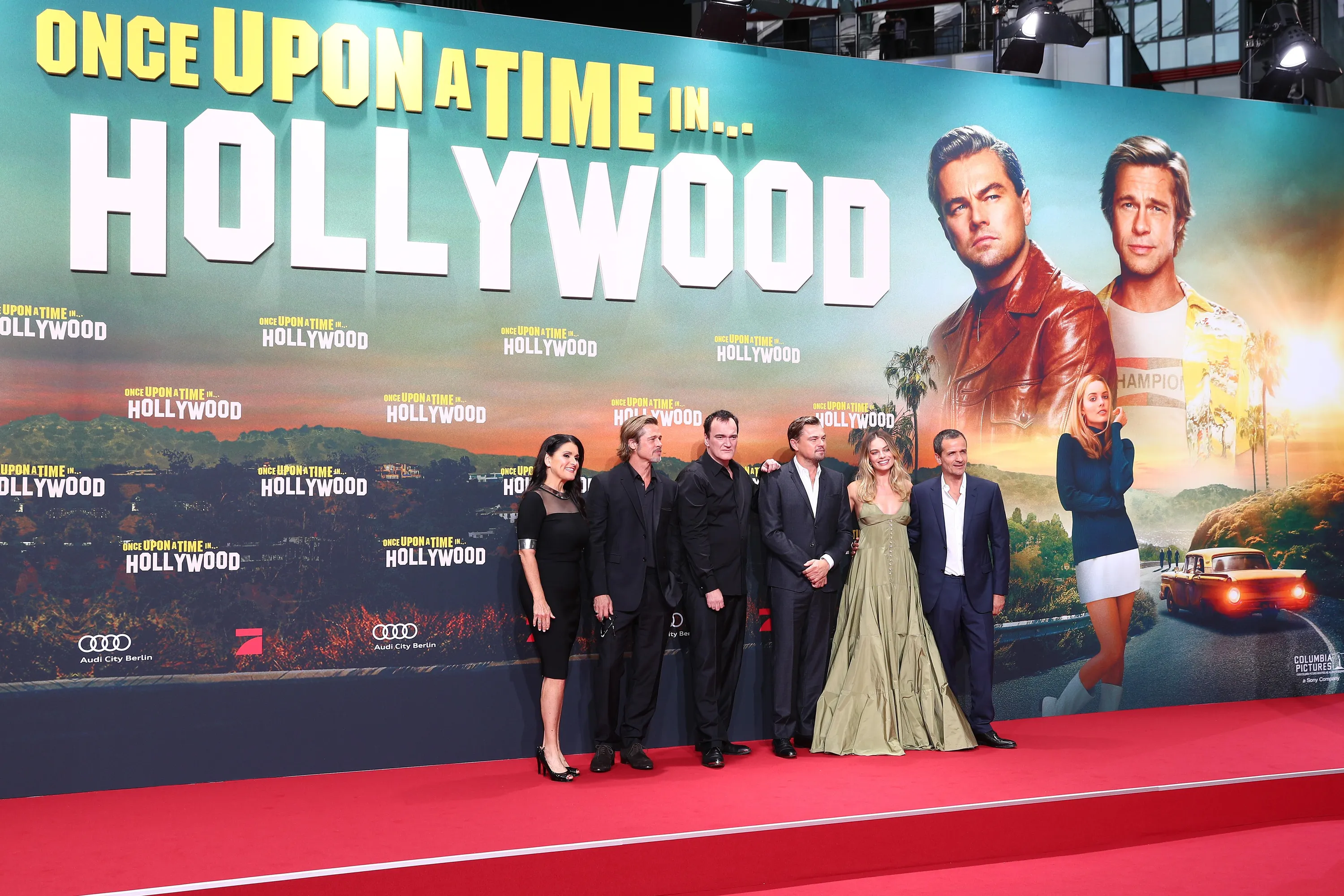 Марго Роббі, Ді Капріо і Бред Пітт 