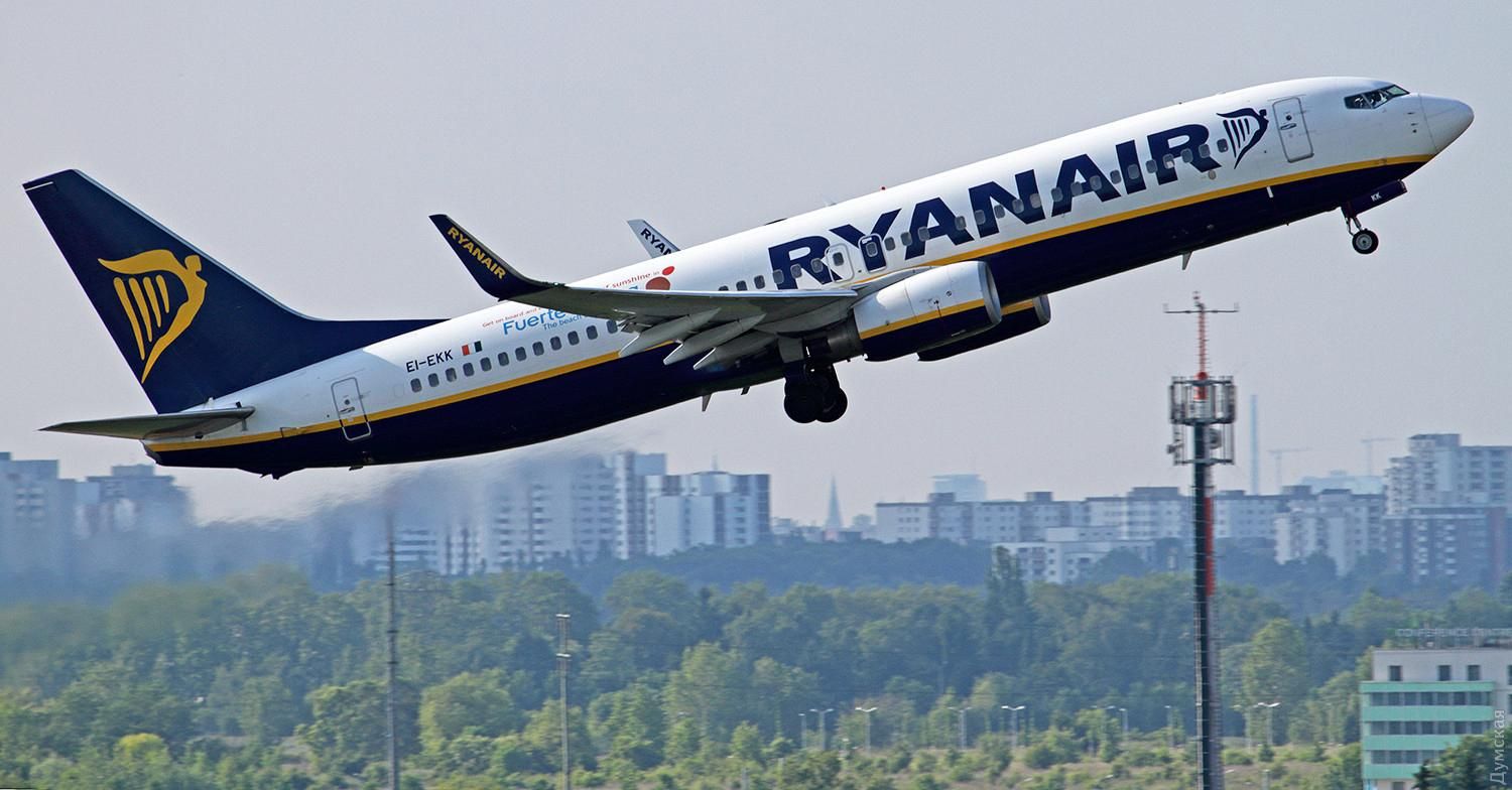 Ryanair влаштував короткий розпродаж квитків від 9,99 євро з України