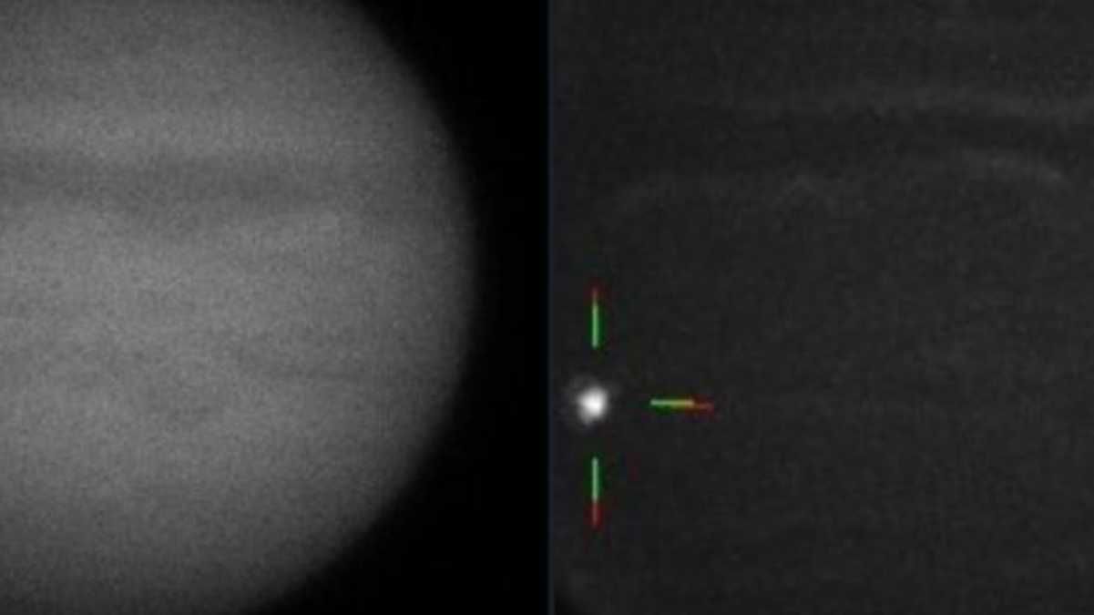 Падение метеора на Юпитере зафиксировали на видео