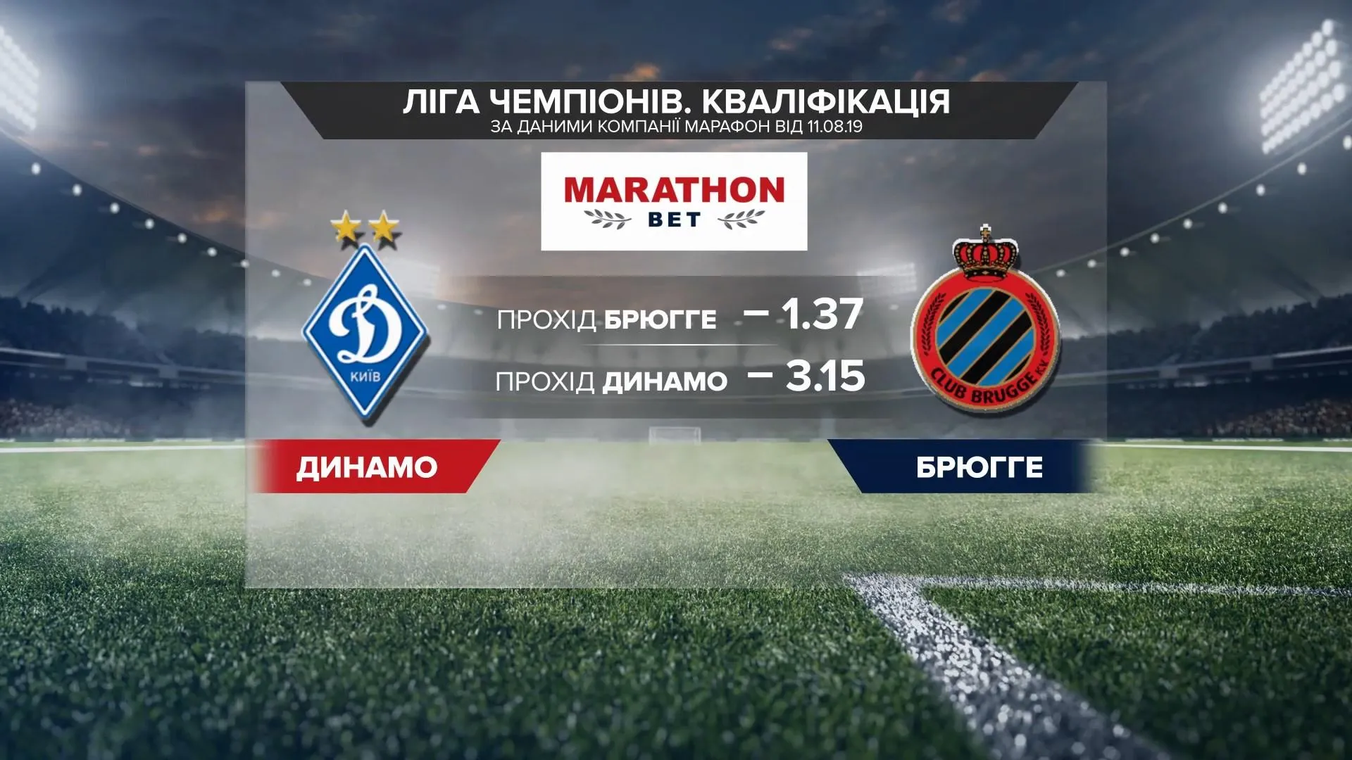 Прогноз букмекерів Динамо – Брюгге Прогноз букмекерів Динамо – Брюгге