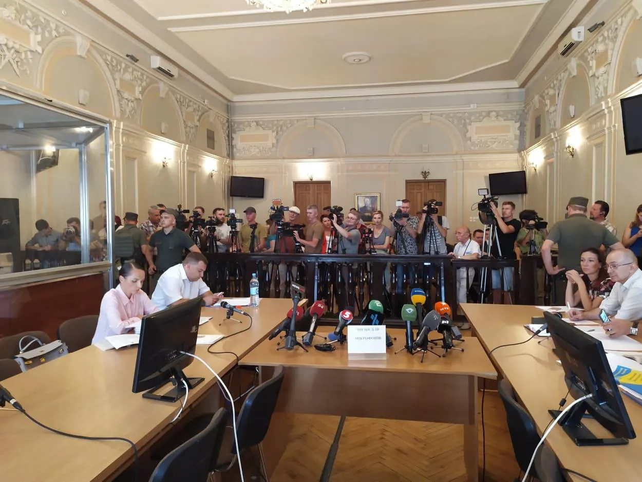 Засідання суду щодо Зайцевої та Дронова / Фото кореспондентки 24 каналу Анни Черненко