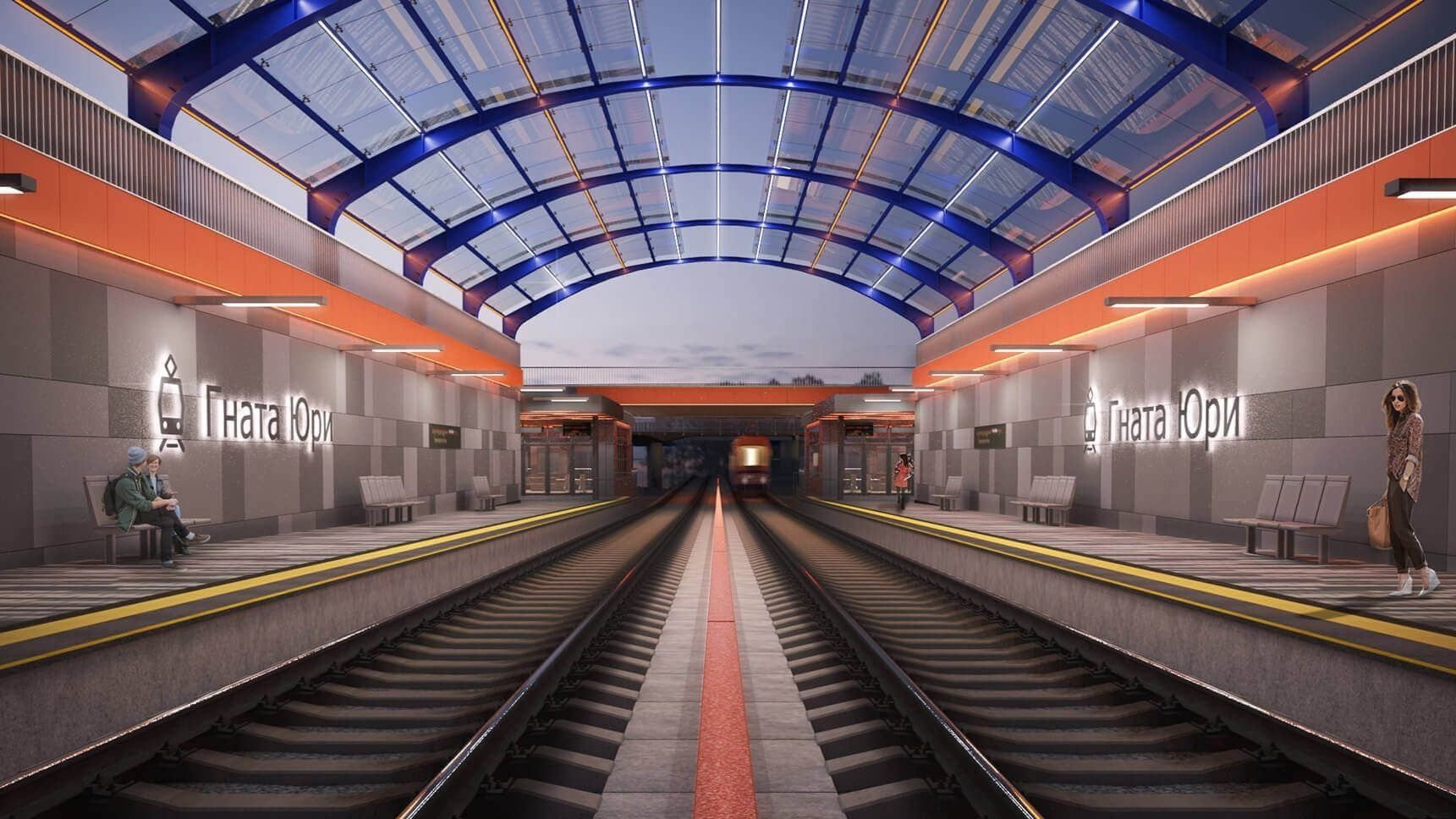 Скоростной трамвай на Борщаговку: как будут выглядеть обновленные станции – фото