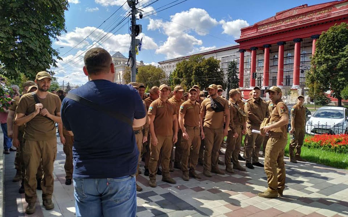 Марш захисників провів першу репетицію до Дня Незалежності: відео