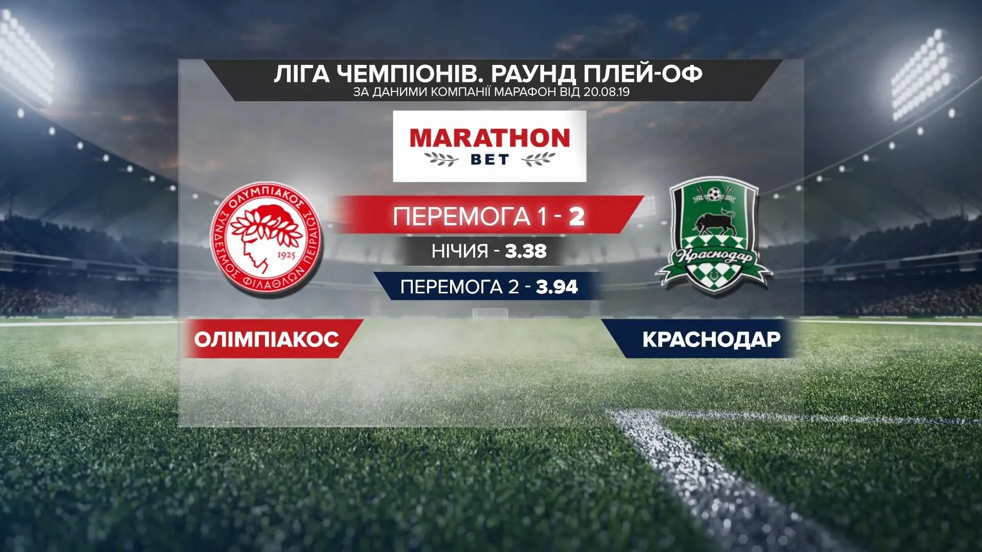 Прогноз букмекерів на матч Прогноз букмекерів на матч