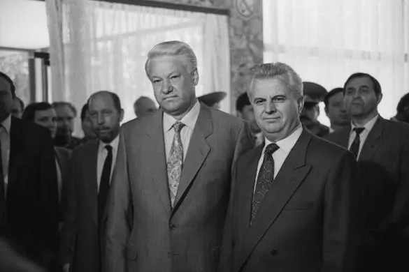 Кравчук та Єльцин Кравчук та Єльцин