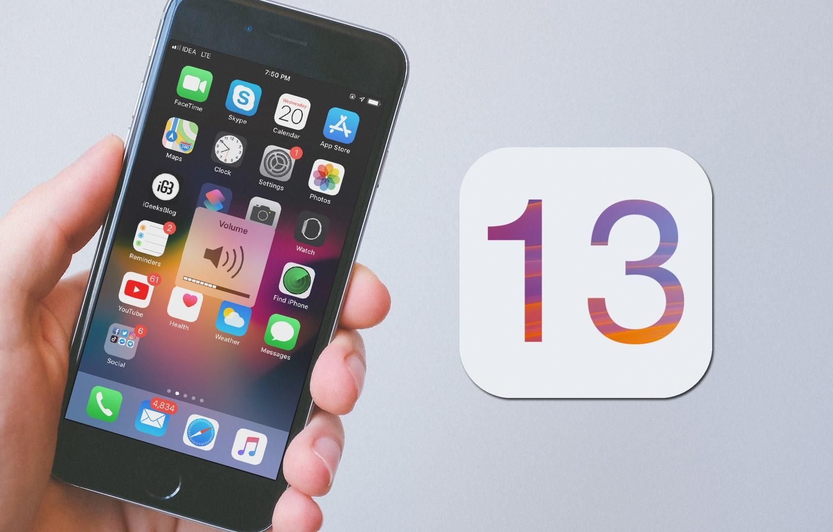 13 версия ios