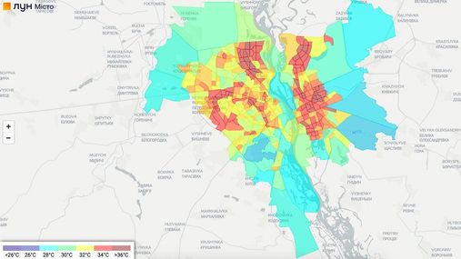 Аналітики визначили найгарячіші місця Києва. Хрещатик у списку