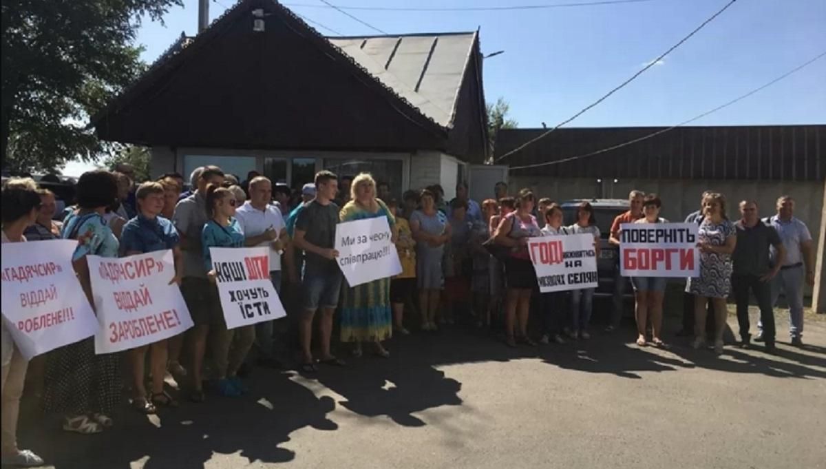 Жители сразу трех областей требуют от "Гадячсыра" рассчитаться за долги по молоку Жители сразу трех областей требуют от "Гадячсыра" рассчитаться за долги по молоку