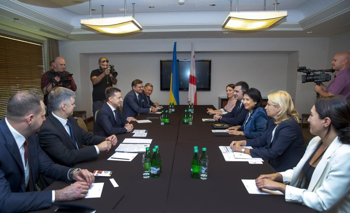 Зеленський зустрівся з президенткою Грузії та досяг важливих домовленостей