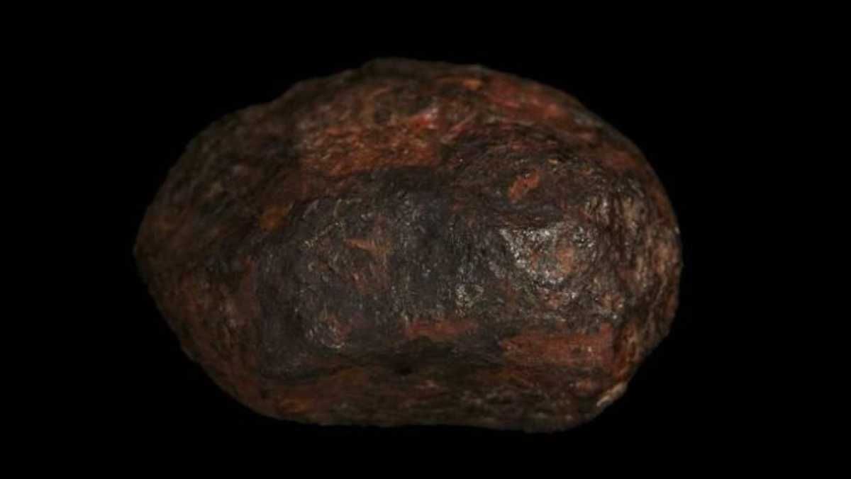 Внутри метеорита нашли нетипичный для него материал Внутри метеорита нашли нетипичный для него материал