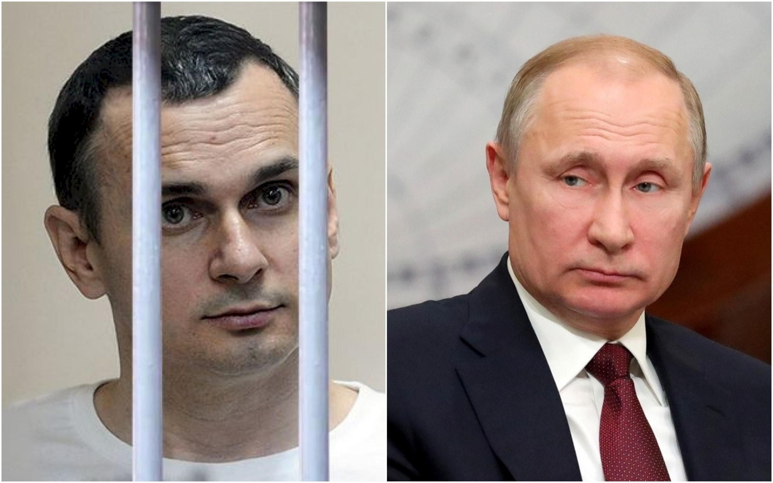 Путін помилував Сенцова та ще 10 українців перед обміном Путін помилував Сенцова та ще 10 українців перед обміном