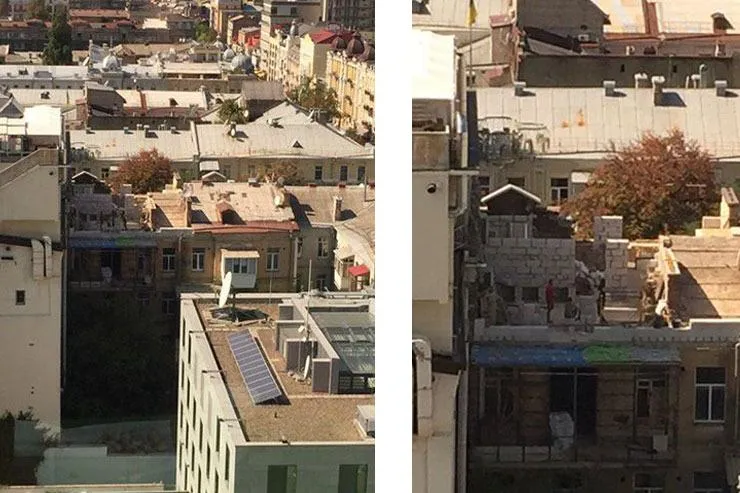 Добудова на вулиці Леонтовича Добудова на вулиці Леонтовича