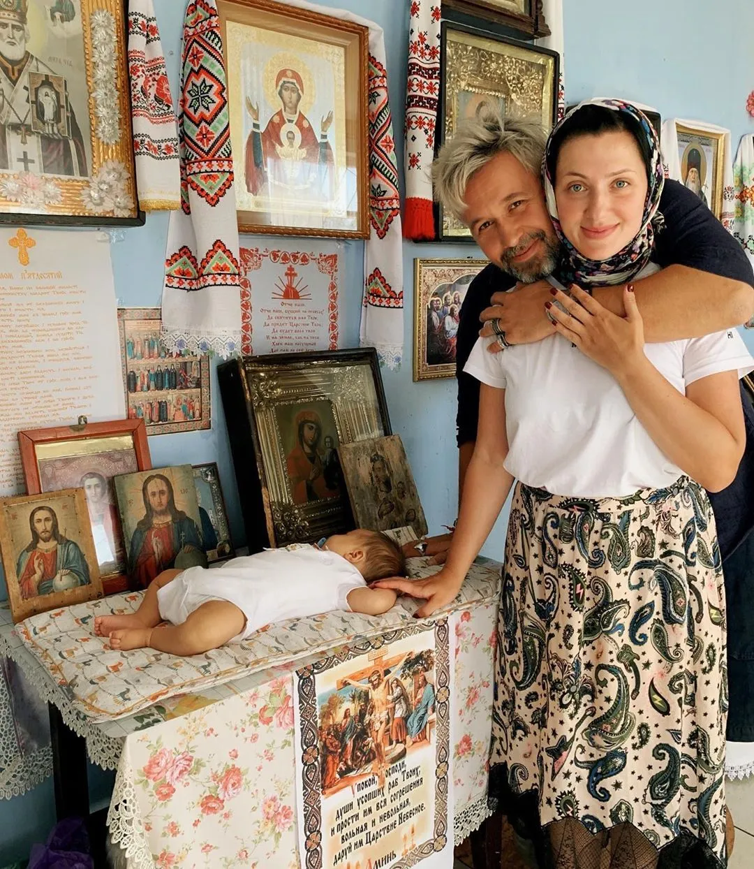 Сергій Бабкін з дружиною і сином