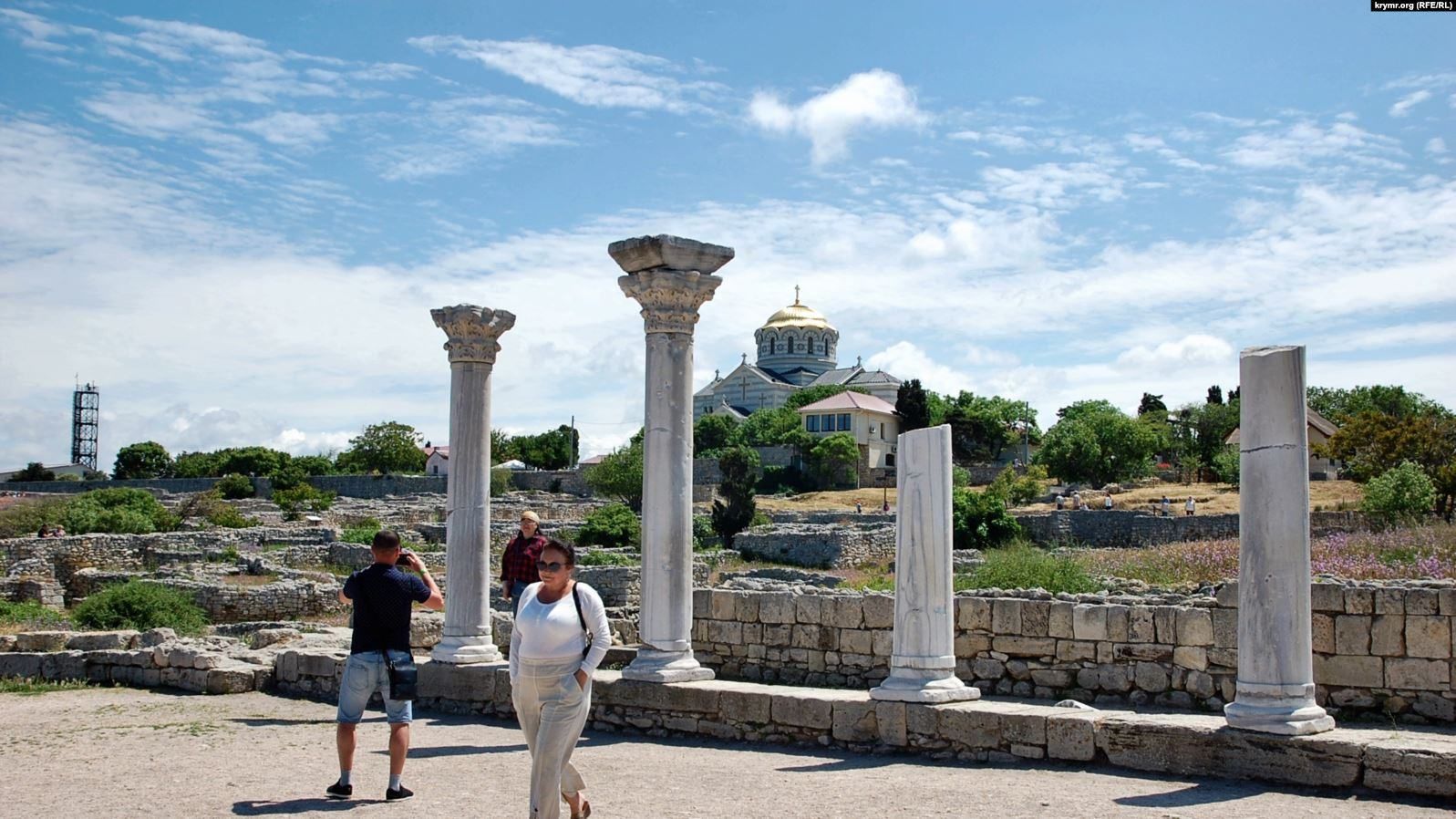 Це знущання, – історики обурені поведінкою окупантів в Херсонесі: фото Це знущання, – історики обурені поведінкою окупантів в Херсонесі: фото