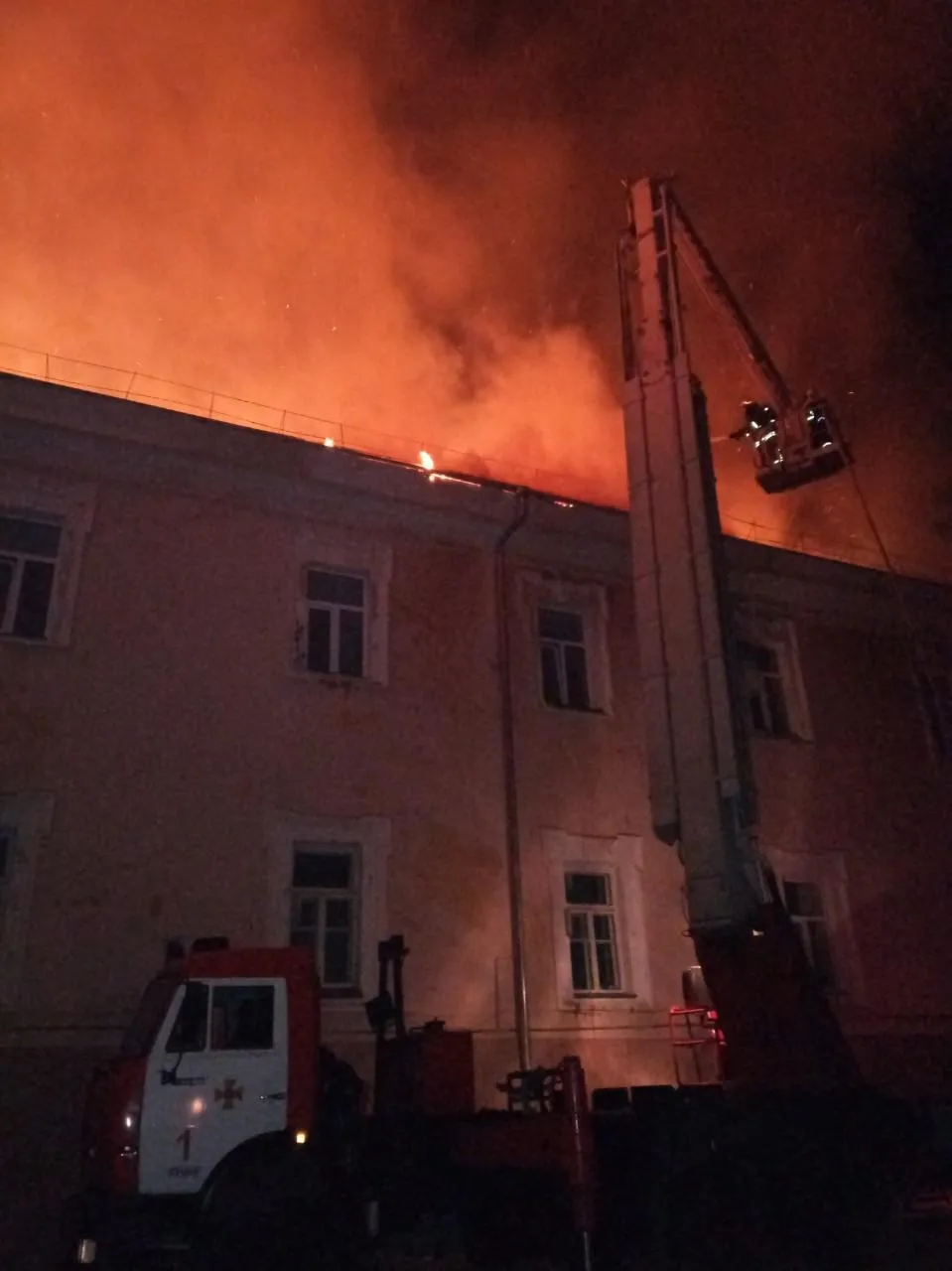 пожежа Луцьк військовий госпіталь