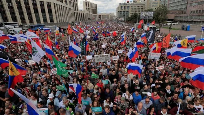 Митинги в Москве