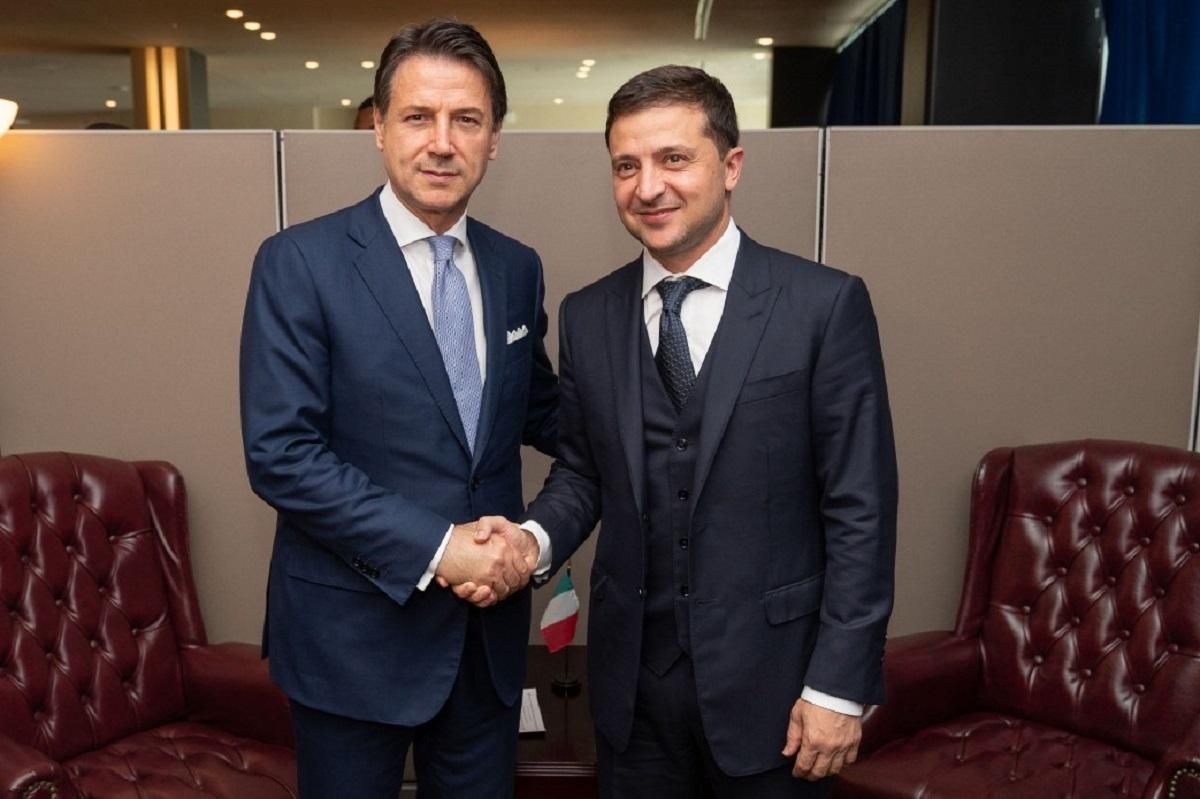 Зеленский и итальянский премьер Конте обсудили освобождение Виталия Маркива