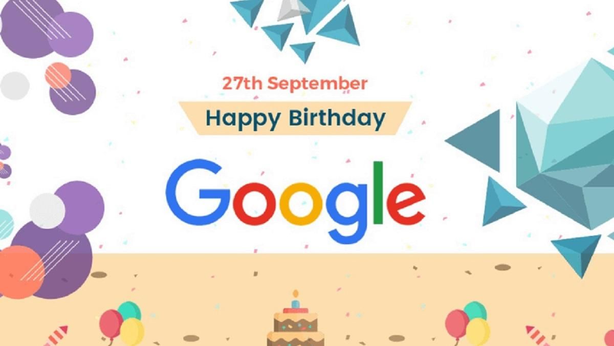 21 рік компанії Google: пошуковик підготував святковий дудл 21 рік компанії Google: пошуковик підготував святковий дудл