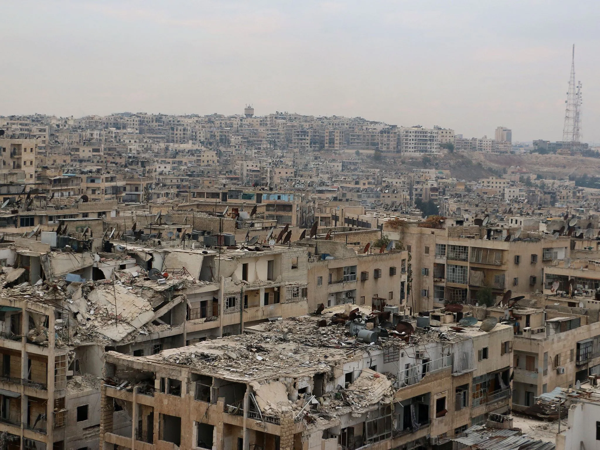 Алеппо в часи війни у Сирії