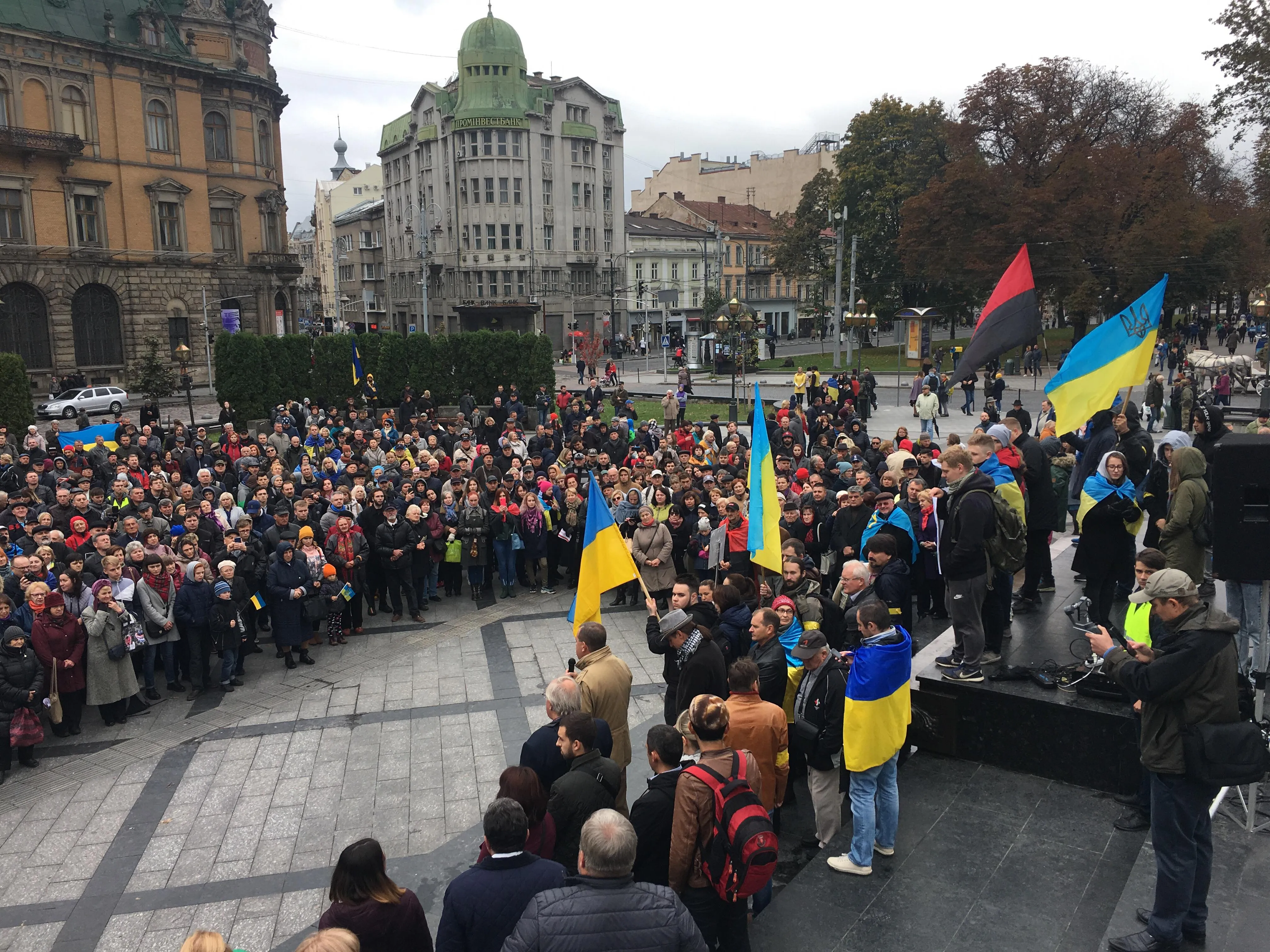 Львів протест віче проти капітуляції