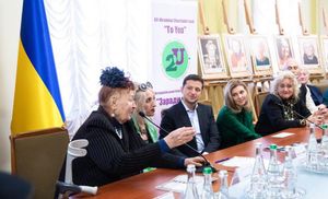 Благодаря вам существуем мы: семья Зеленских посетила открытие выставки к годовщине Бабьего Яра