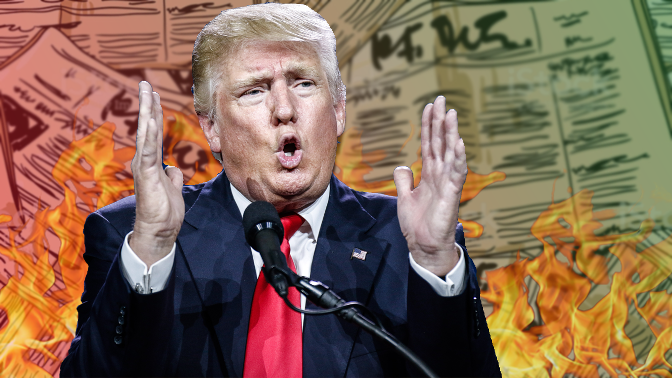 Импичмент жестоко плавит Трампа Импичмент жестоко плавит Трампа