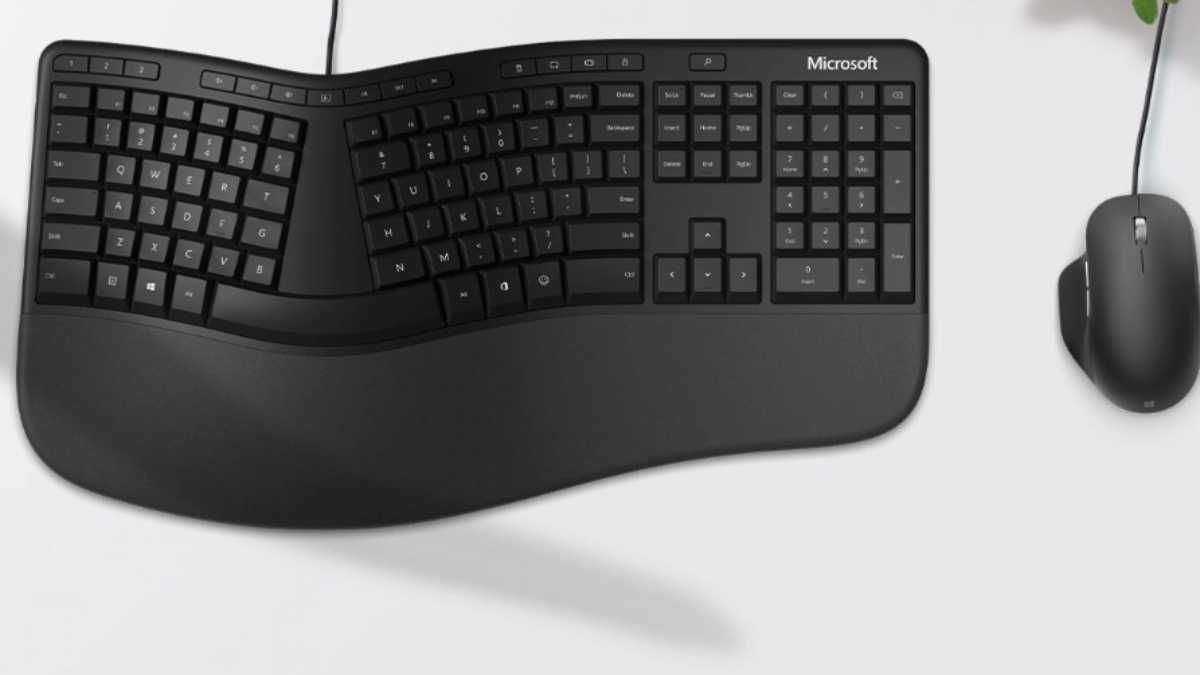 Microsoft представила изогнутую клавиатуру: чем она особенная