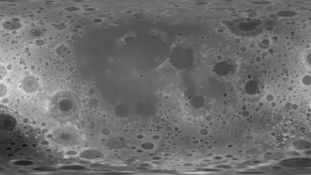 В NASA створили тривимірну карту Місяця 