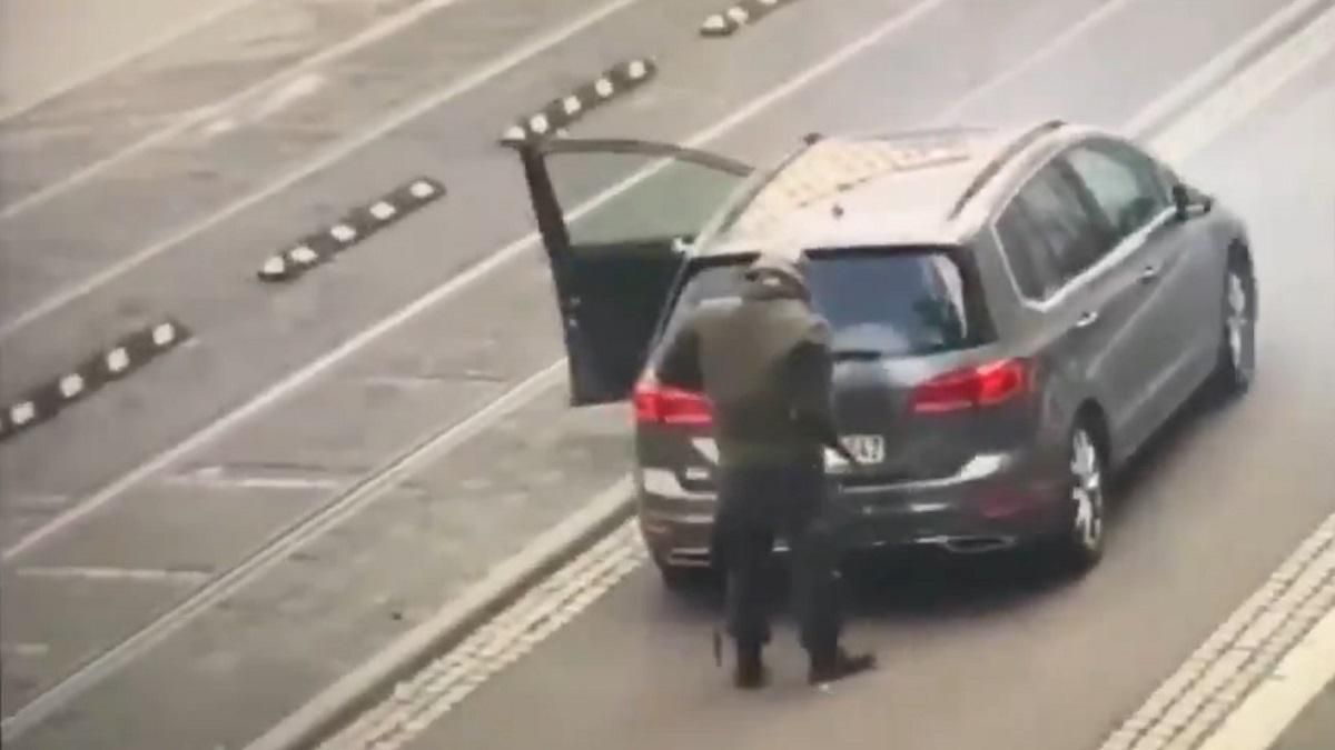 Появилось видео стрельбы в немецком городе Галле