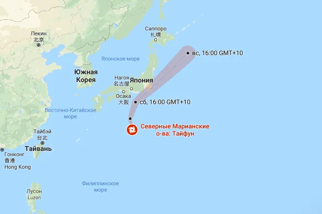 тайфун хагібіс японія