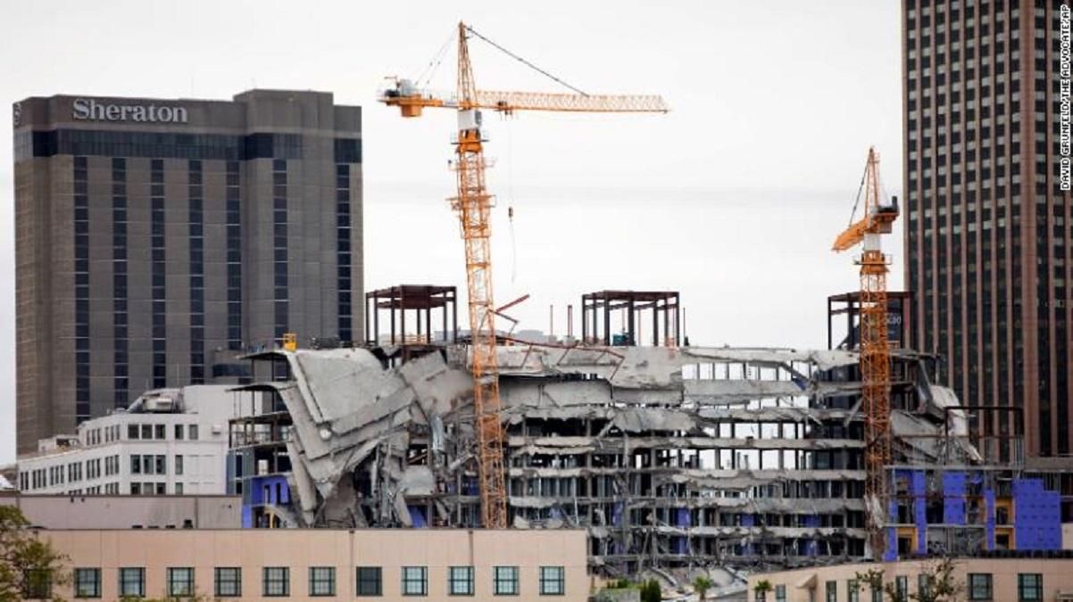 У США частково обвалився багатоповерховий готель: щонайменше одна людина загинула – фото, відео У США частково обвалився багатоповерховий готель: щонайменше одна людина загинула – фото, відео