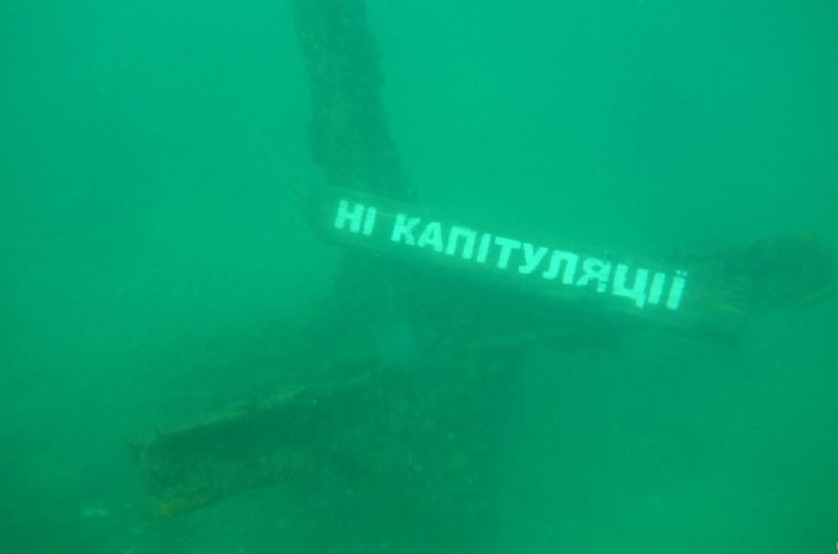 Нет капитуляции: в Одессе протестовали под водой – яркие фото Нет капитуляции: в Одессе протестовали под водой – яркие фото