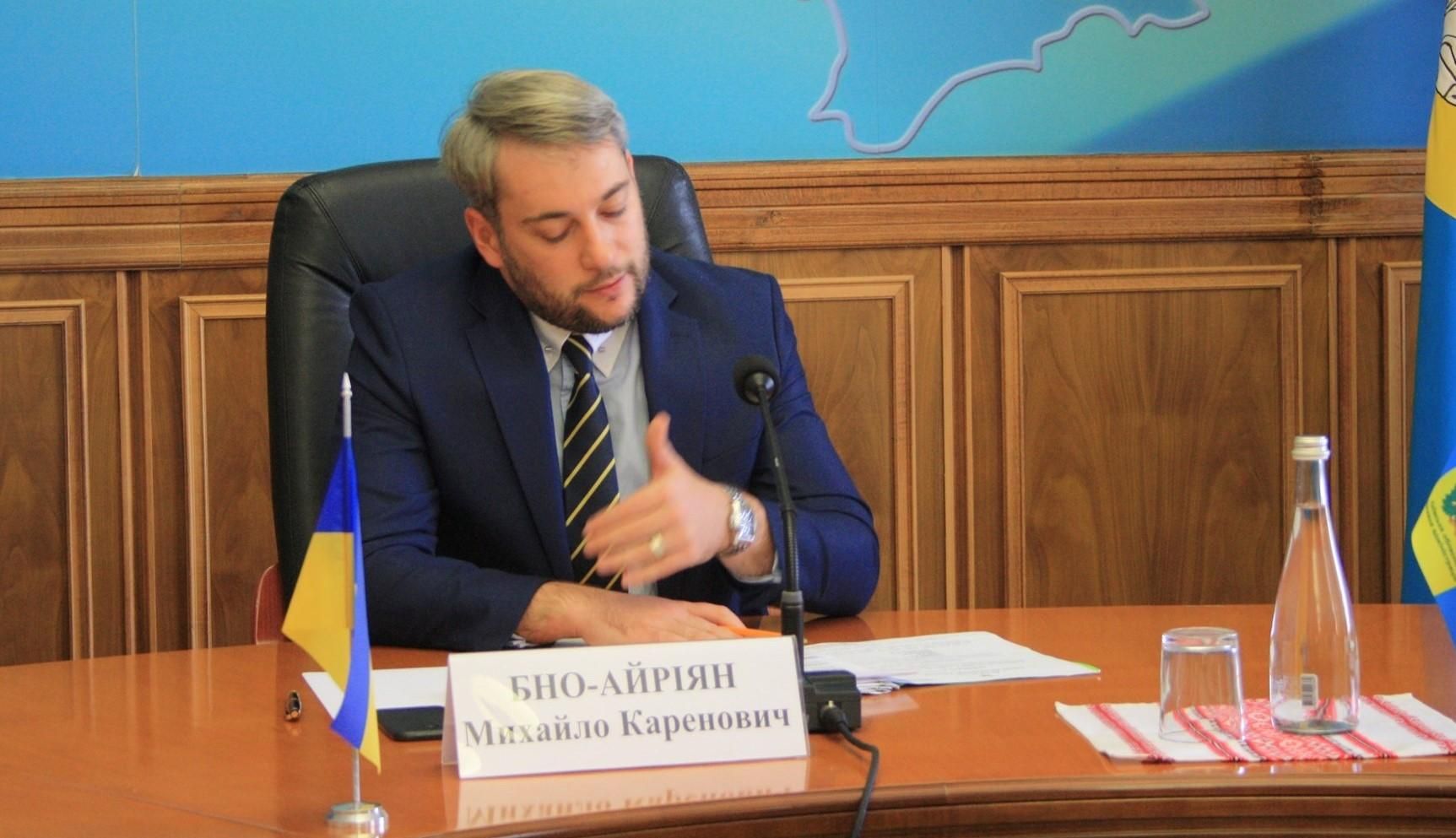 Минуло 100 днів: голова Київської ОДА Бно-Айріян йде у відставку
