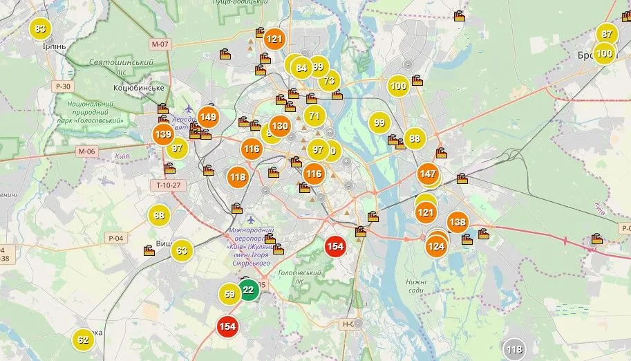 Смог у Києві Смог у Києві