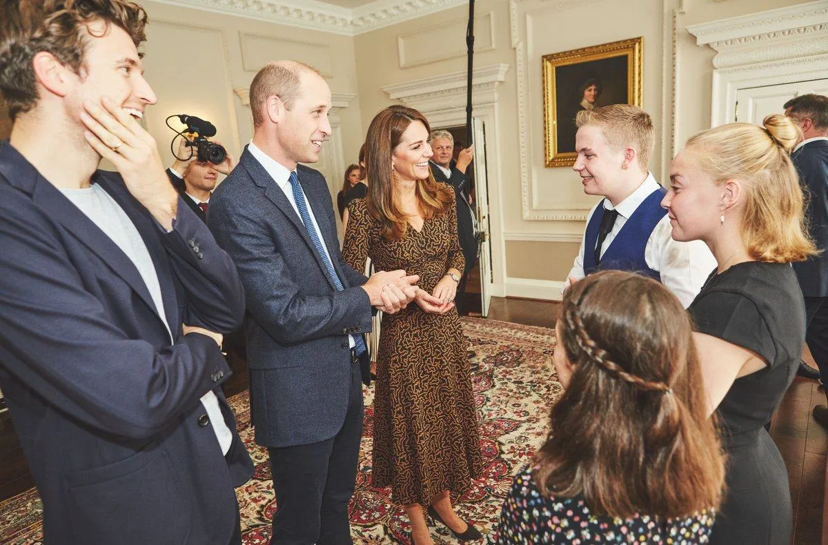 Герцоги Кембриджські зустрілись з обдарованими підлітками 